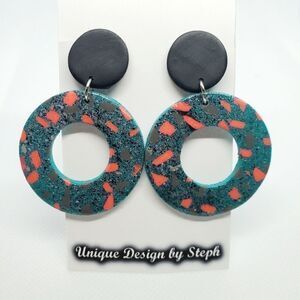 NWT Handmade polymer clay earrings